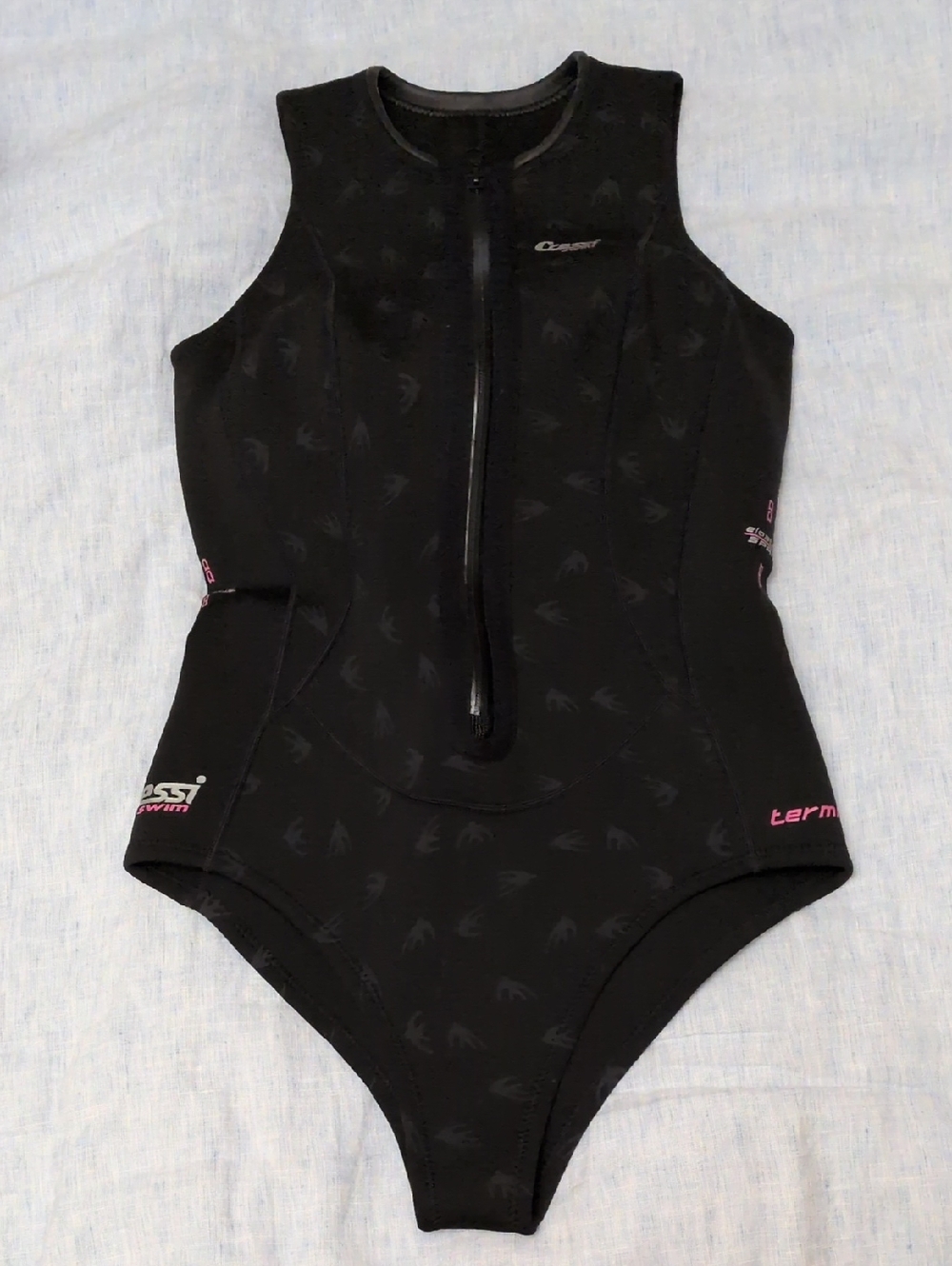 Cressi Black Sleeveless Wetsuit Ladies Sz M /3